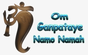 Om Ganapataye Namo Namah Png - Craft Art India Handmade Wooden Om Ganesha Wall Hanging
