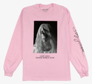 Horns Pink Long Sleeve T Shirt - Lady Gaga Shirt