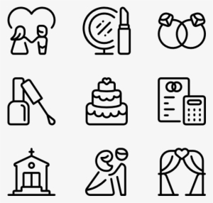 Wedding - Couple Icon Transparent Background
