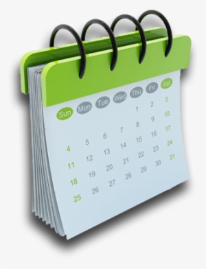 Calendar - Ico - Calendar Png Green
