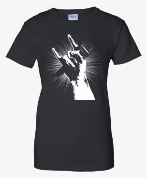 Rock Band Singer Microphone Devil Horns Apparel