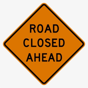 Road Closed Half Mile Sign Clip Art Free Vector - Class 1 Hazmat Placards
