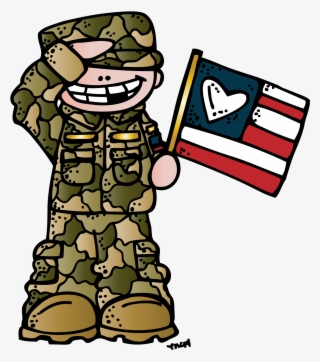 Soldier Clipart Memorial Day - Veterans Day Melonheadz
