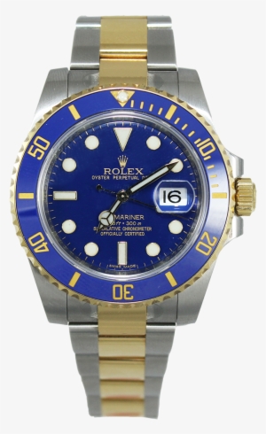 Rolex Submariner - Rolex Submariner Steel & 18k Yellow Gold Blue Ceramic