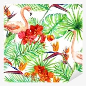 Picture Transparent Download Flamingo Tropical Leaves - My Private Spa Toalla De Playa 330 G/m² - Verde