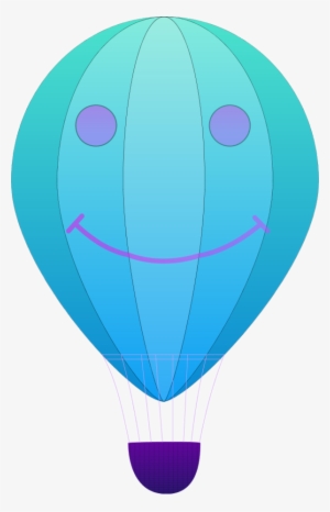Hot Air Balloon Purple Clip Art At Clker - Balloon