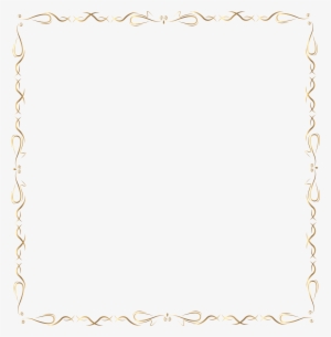 Golden Border Png Clip Art Image