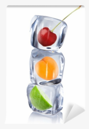 Fruit Dans Un Glacon