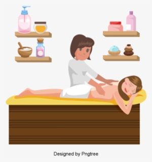 Cartoon Hand Painted Woman Beauty Care Design, Cartoon, - Beauty