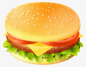 Hamburger Clipart Transparent Food - Fast Food