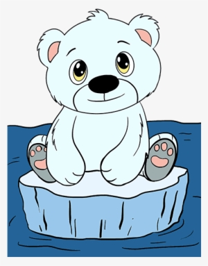Polar Bear Cub Cartoon How To Draw A Polar Bear Cub - Cute Polar Bear Clipart