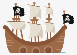 Pirate Ship Clipart - Cute Pirate Ship Clipart