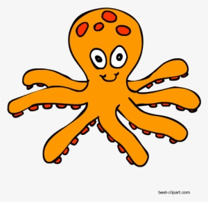 Free Cute Octopus Clipart Image