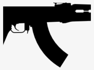 Rifle Clipart Ak47 - Machine Gun Clipart