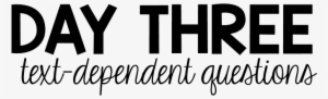 Day Three- Teacher Revisits Essential Question, Teacher