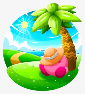 Kirby Artwork By Sleepless-piro - Summer Snooze