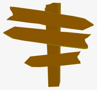 Free Icons Png - Wood Direction Sign Clipart