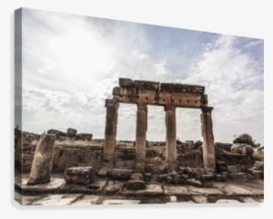 Ruins Of Columns And Lintel Along Frontinus Street