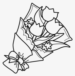 Ramo De Flores Para Colorear