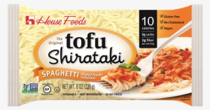 Tofu Shirataki Spaghetti - House Foods Shirataki Fettuccine Noodles