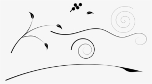 Flourish Clipart End Line - Free Flourishes