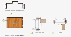 Door Frame Drawing Images - Door