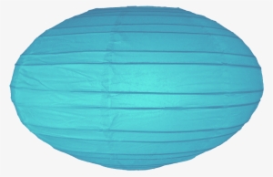 Teal Paper Lanterns - Oval
