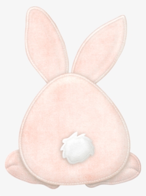 Bunny Backside - Easter Bunny Tail Clipart