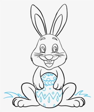 How To Draw Easter Bunny - Drawing