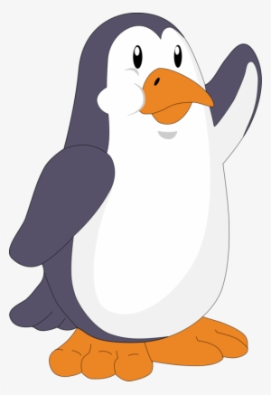 Little Penguin Emperor Penguin Download - Penguin Clipart Waving