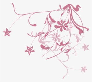 Blue-grey Floral Sprig Duplex Outlet Cover Plate