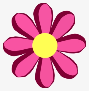 Flower Frame Purple Luke Horiz Clip Art At Clker - Pink Flowers Clipart Png