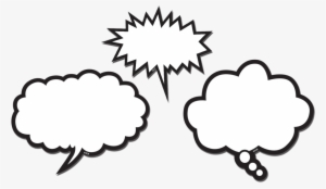 Tcr77203 Black & White Speech Bubbles Magnetic Accents