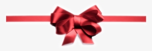 É - Laço De Presente Vermelho Png