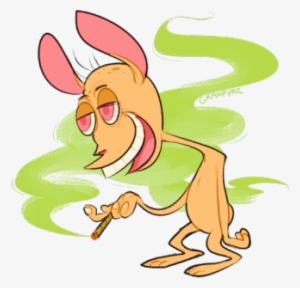 Cool Kids Dont Smoke - Smoking A Blunt Cartoon