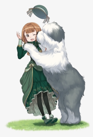 D Bangs Beatrice Black Legwear Blunt Bangs Brown Eyes - Portable Network Graphics