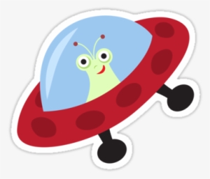 Fancy Cartoon Spaceship Cute Alien In Spaceship Cartoon - Cute Spaceship Png