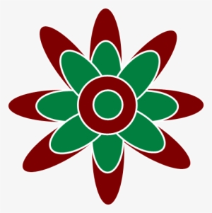 Christmas Flower Clipart - Pink Asterisk