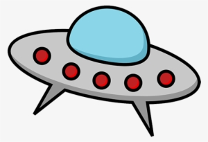 Are They Real Story - Alien Spaceship Clipart