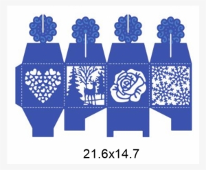 Christmas Flower Gift Box-1170x600 - Box Cutting Die