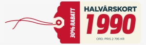 Pricetag-halvarskort - Graphic Design