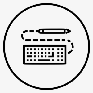 Pen Pencil Keyboard Write Drawing Design Sketch Comments - Line Art