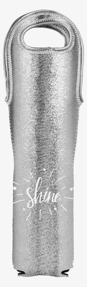 Wine Tote Metallic Neoprene Single - Wine