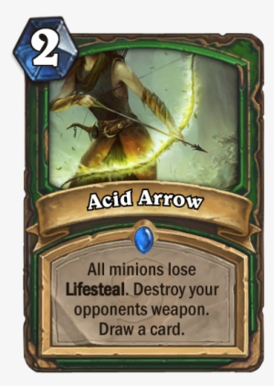 Acid Arrow - Hearthstone Un Goro Crater Cards