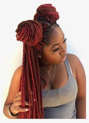 Braids Removal - Black Woman Braided Buns