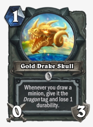 Gold Drake Skull - Sword Of Justice