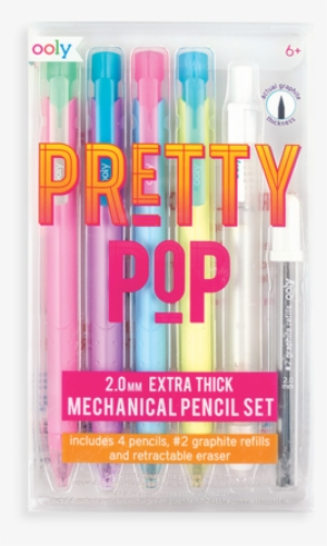 Pretty Pop Mechanical Pencil And Eraser Set - Pencil