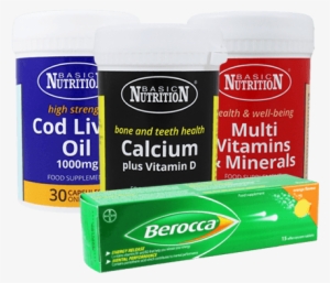 Vitamins & Supplements - Berocca Orange Flavour Effervescent 15 Tablets X 6