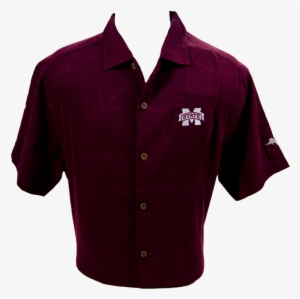 Tommy Bahama Floral Banner M Hawaiian Shirt - Mississippi State University