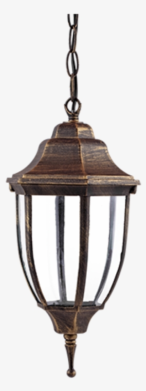 50183 Lantern Hanging Ancient Gold 1xe27 - Farol Colgante Para Exterior